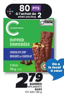 IGA COMPLIMENTS BARS offer