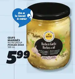 IGA NUTRI GROUP PICKLED EGGS offer