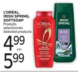Brunet L'ORÉAL, IRISH SPRING, SOFTSOAP Produits sélectionnés offer