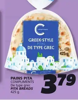 IGA COMPLIMENTS PITA BREADS offer