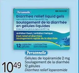 Brunet Personnelle Gélules de lopéramide 2mg Soulagement de la diarrhée offer