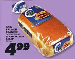 IGA COMPLIMENTS SLICED BRUNCH BREAD offer