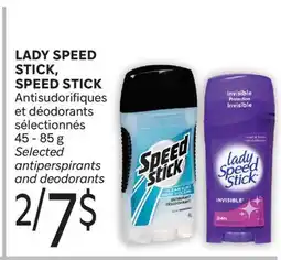 Brunet LADY SPEED STICK, SPEED STICK Antisudorifiques et déodorants sélectionnés offer
