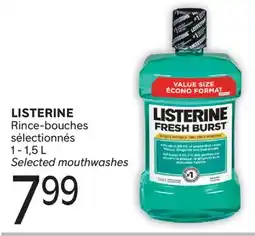 Brunet LISTERINE Rince-bouches sélectionnés offer