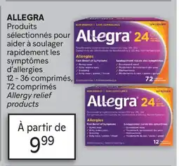 Brunet ALLEGRA Produits sélectionnés pour aider à soulager rapidement les symptômes d'allergies offer