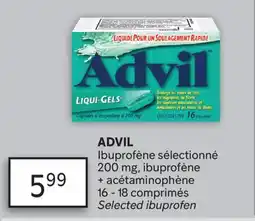 Brunet ADVIL Ibuprofène sélectionné offer