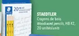 Familiprix STAEDTLER, Crayons Woodcased pencils, HB #2, 20 units offer