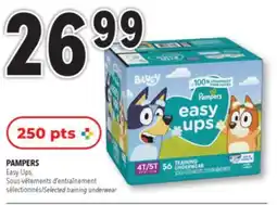 Familiprix PAMPERS Easy-Ups, Selected training underwear offer