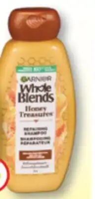 Familiprix Garnier Whole Blends repairing shampoo blended with honey & beeswax 370ml offer