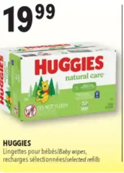 Familiprix HUGGIES, Baby wipes, recharges selected refills offer