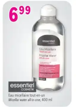 Familiprix ESSENTIEL COSMETIK, Micellar water all-in-one, 400 ml offer