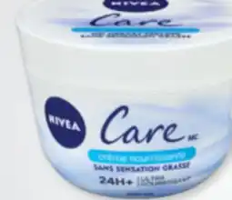 Familiprix NIVEA, Care, Nourishing cream or Repair & Care, 15% glycerin and urea cream, 400 ml offer