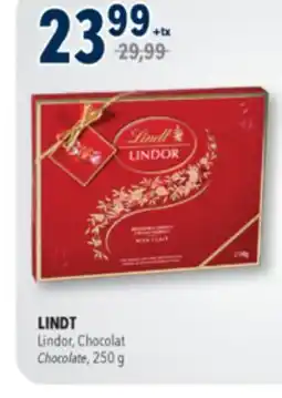 Familiprix Lindt Lindor milk chocolate with a delectably smooth centre 250g offer