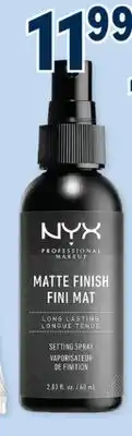 Familiprix NYX, Matte finish, Makeup setting spray offer