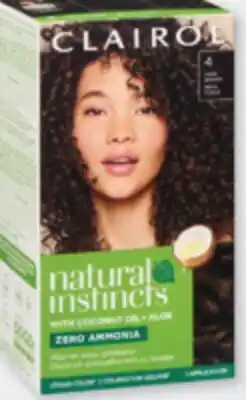 Familiprix CLAIROL Natural Instincts, Haircolor ammonia-free or Root Touch-Up, 2 in 1 Root touch-up offer