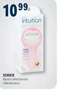 Familiprix SCHICK Selected razors offer