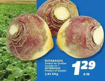 IGA RUTABAGAS offer