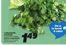 IGA FRESH CORIANDER offer