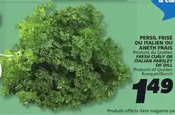 IGA FRESH CURLY PARSLEY offer