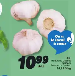 IGA GARLIC offer