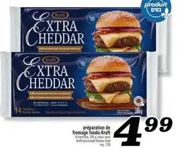 Marché Richelieu PRÉPARATION DE FROMAGE FONDU KRAFT | KRAFT PROCESSED CHEESE FOOD offer