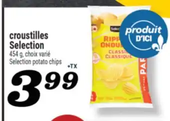 Marché Richelieu CROUSTILLES SELECTION | SELECTION POTATO CHIPS offer
