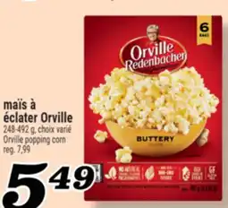 Marché Richelieu MAÏS À ÉCLATER ORVILLE | ORVILLE POPPING CORN offer