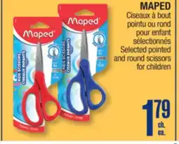 Jean Coutu MAPED Selected pointed and round scissors for children offer