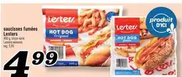 Marché Richelieu SAUCISSES FUMÉES LESTERS | LESTERS WIENERS offer