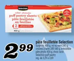 Marché Richelieu PÂTE FEUILLETÉE SELECTION | SELECTION PUFF PASTRY offer