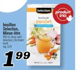 Marché Richelieu Bouillon Selection, Mieux‑être | Selection, Life Smart broth offer