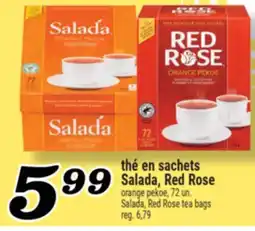 Marché Richelieu THÉ EN SACHETS SALADA, RED ROSE | SALADA, RED ROSE TEA BAGS offer