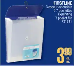 Jean Coutu FIRSTLINE Expanding 7 pocket file offer