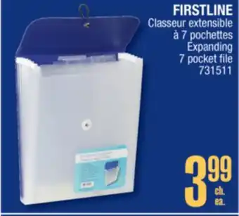 Jean Coutu FIRSTLINE Expanding 7 pocket file offer
