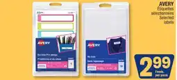 Jean Coutu AVERY Selected labels offer