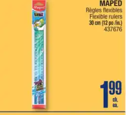 Jean Coutu MAPED Flexible rulers offer