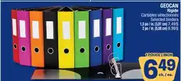 Jean Coutu GEOCAN Rigide Selected binders offer