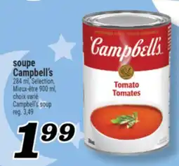 Marché Richelieu SOUPE CAMPBELL'S | CAMPBELL'S SOUP offer