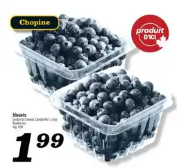Marché Richelieu BLEUETS | BLUEBERRIES offer