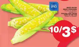 Marches Tradition PEACHES AND CREAM CORN ON THE COB offer