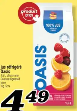 Marché Richelieu JUS RÉFRIGÉRÉ OASIS | OASIS REFRIGERATED JUICE offer