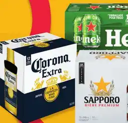 Marches Tradition BIÈRE CORONA EXTRA, HEINEKEN (12) OR SAPPORO (12 offer