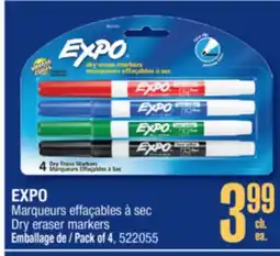Jean Coutu EXPO Dry eraser markers offer