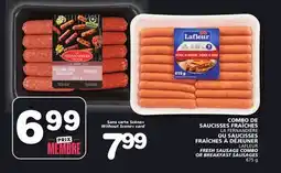 Marches Tradition LAFLEUR FRESH SAUSAGE COMBO OR BREAKFAST SAUSAGES offer