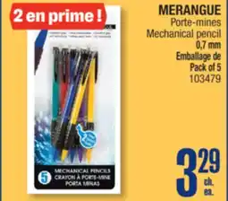 Jean Coutu MERANGUE Mechanical pencil offer