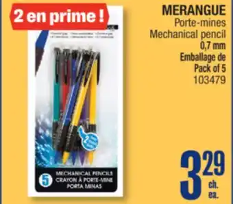 Jean Coutu MERANGUE Mechanical pencil offer