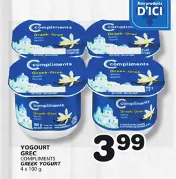 Marches Tradition COMPLIMENTS GREEK YOGURT offer