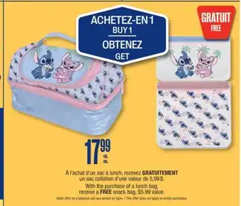 Jean Coutu Lunch bag offer
