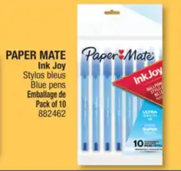 Jean Coutu PAPER MATE Ink Joy Blue pens offer