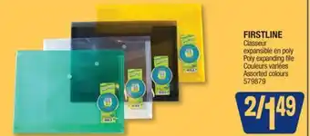 Jean Coutu FIRSTLINE Classeur Poly expanding file offer